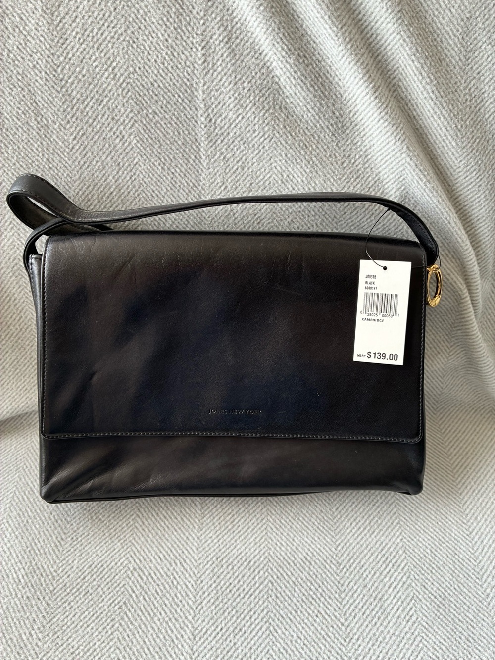 Jones New York Cambridge Black Shoulder Bag – New With Tags